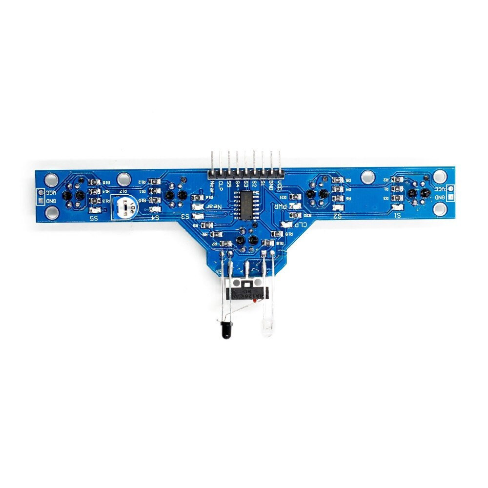 5 Channel IR Infrared Detector Tracking Line Obstacle Avoidance Sensor Module For Smart Car Robot Diy Kit
